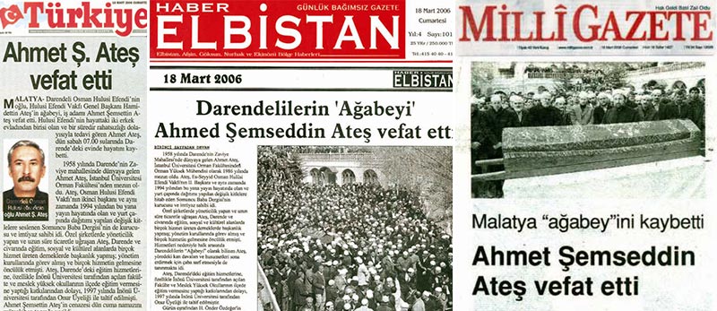 ahmet-semsettin-ates-vefat-gazete-haberleri