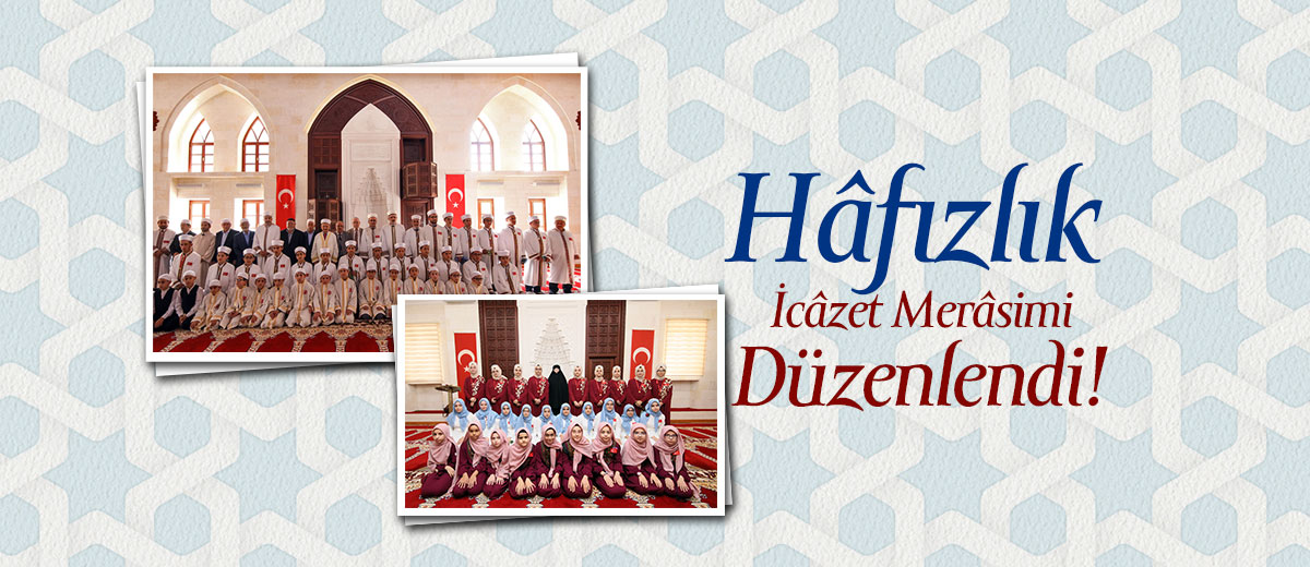 darende hafızlık icazet merasimi düzenlendi