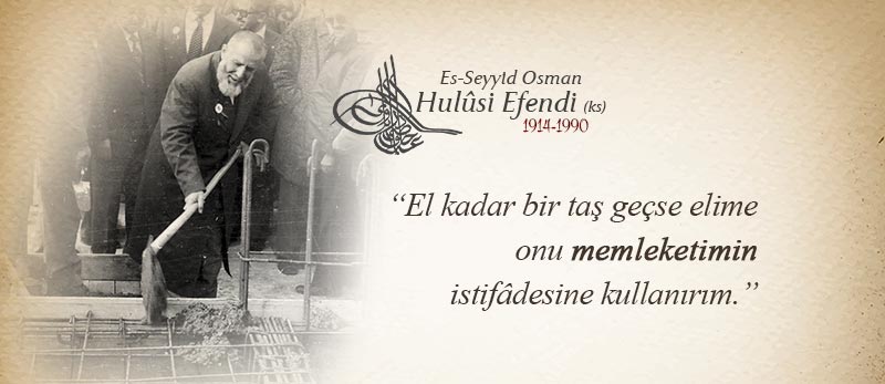 osman hulusi efendi vefat yildonumu 14 haziran